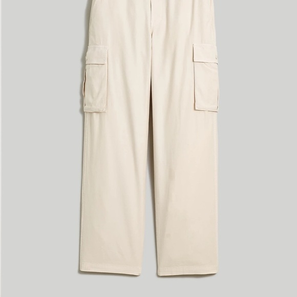 Madewell Garment-Dyed Low-Slung Straight Cargo Pants vintage linen - Picture 5 of 7